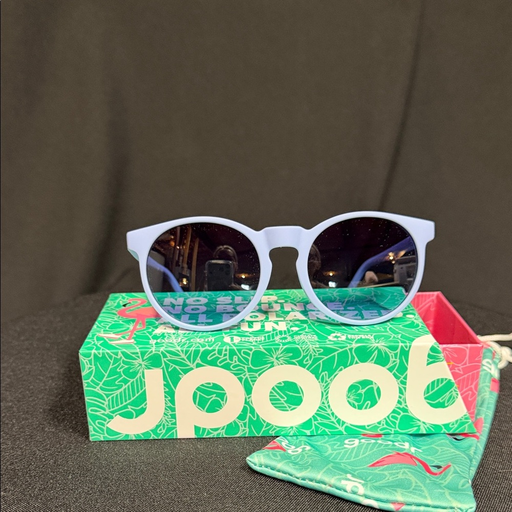 Goodr purple blue NWT Round Sunglasses